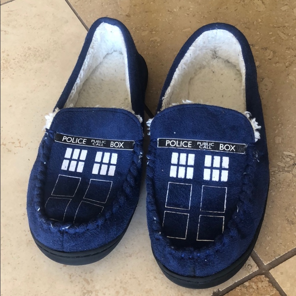 Doctor Who house slippers